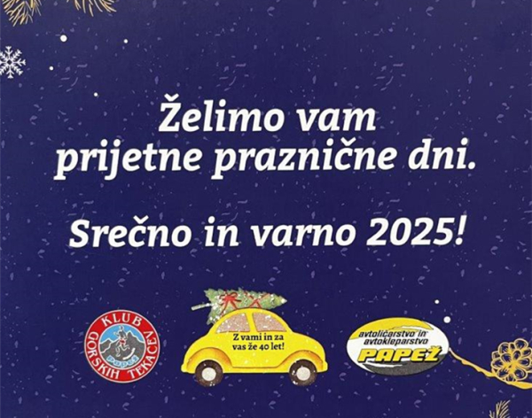 Srečno in varno 2025