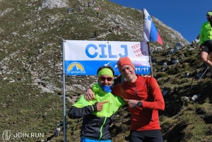 Luka Kovačič ( KGT Papež) zmagovalec Vertikal Storžič , klubska kolegica Urša Trobec pa druga