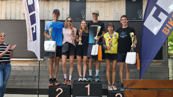 Odlični na teku na Boč in in italijanskih Dolomitih